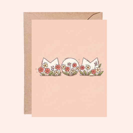 Floral Mom Greeting Card