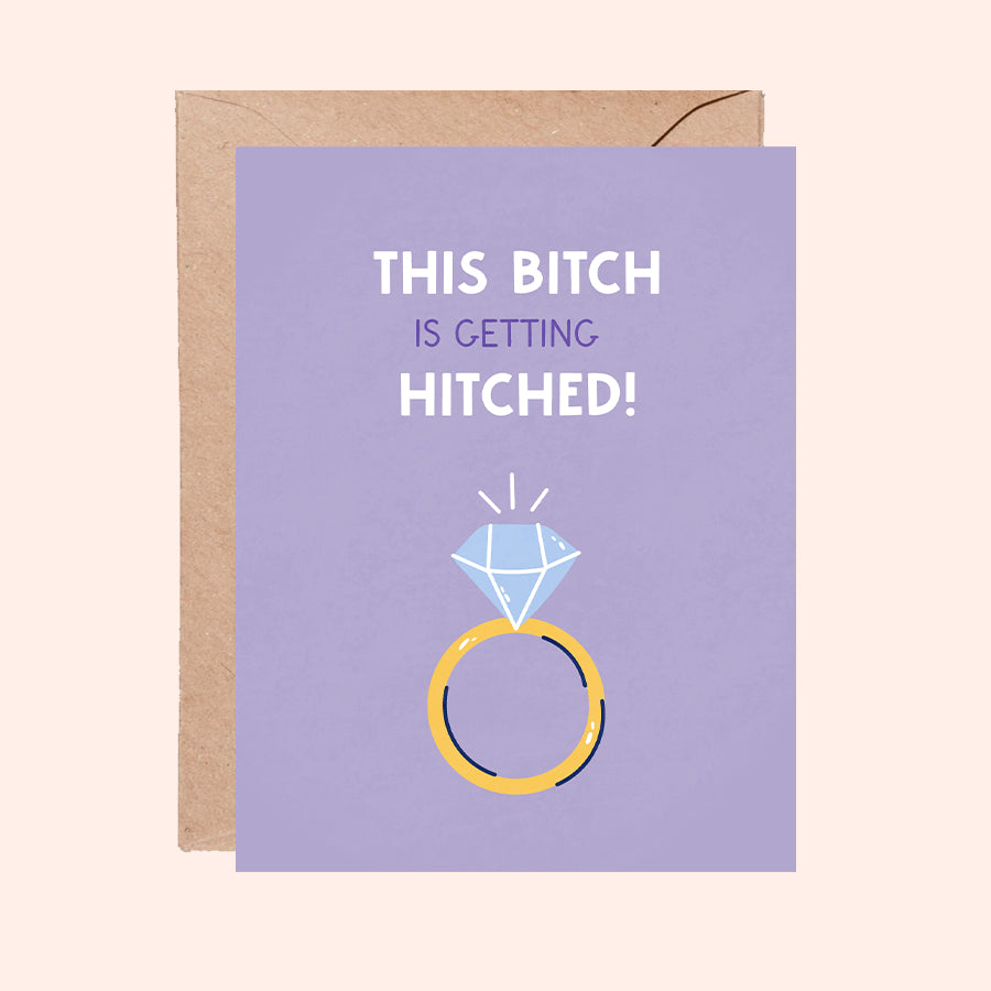 Getting Hitched Greeting Card