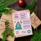 Bright & Colourful Christmas Gift Sticker Sheet
