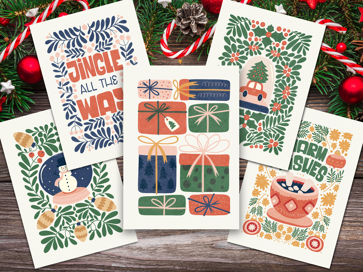 Holiday Cheer Cards 5-Pack