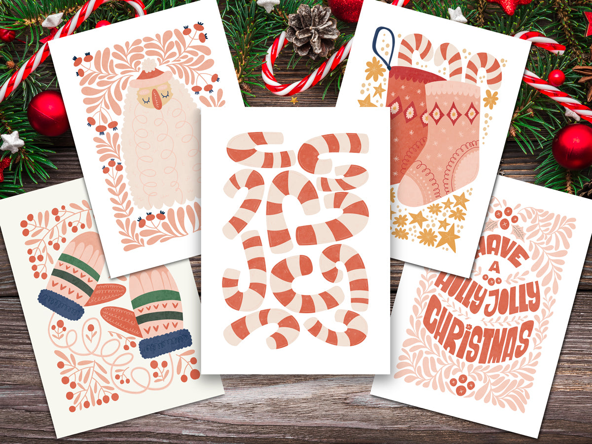 Cozy Christmas Cards 5-Pack